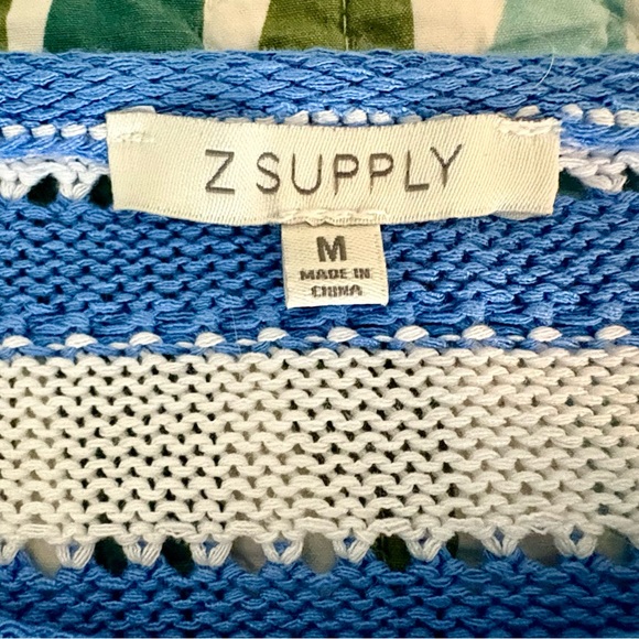 Z Supply Blue and White Striped Sweater - Picture 8 of 10